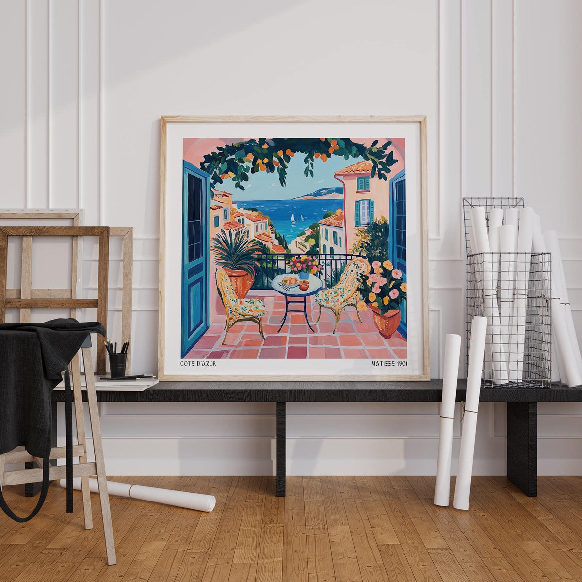 French coastal wall art perfect for modern interiors