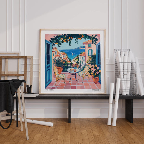 French coastal wall art perfect for modern interiors