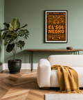 Full composition Mexican Culture Art Print featuring Mexico headline and bold typography