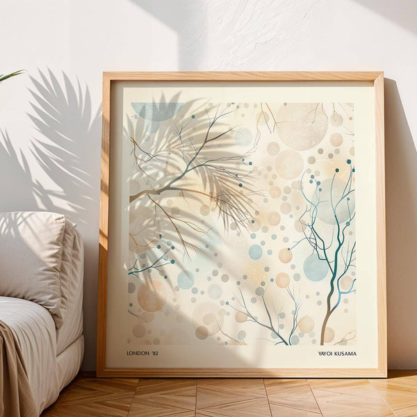 Large neutral artwork print perfect for calming decor