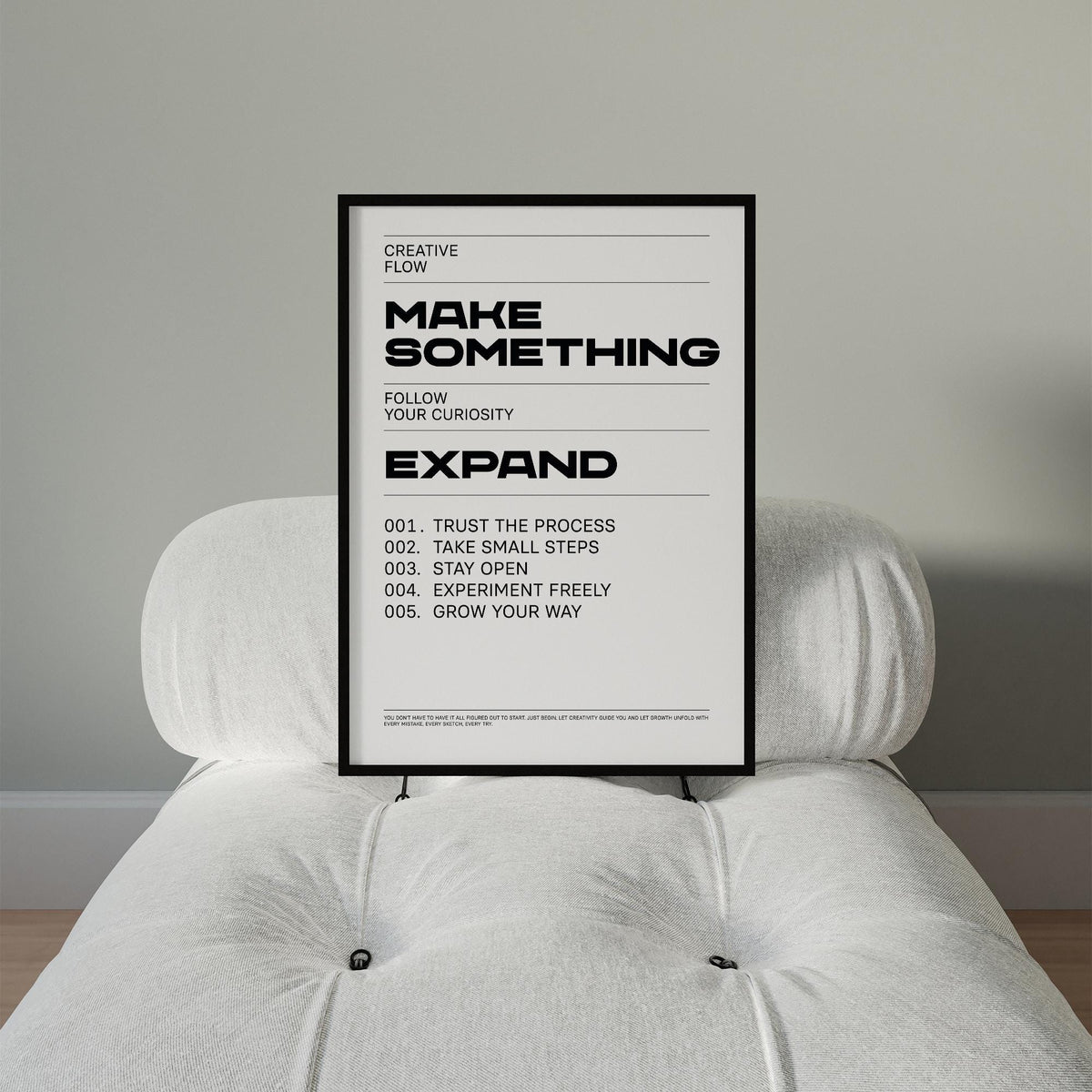Quotes for Room Wall typography art perfect for growth-oriented decor.