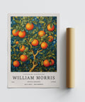 Elegant citrus art print with vintage styling – Orange Tree Wall Art.