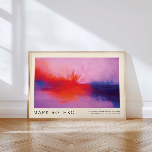 Bold and vibrant Mark Rothko Artwork for home decor