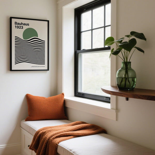 Neutral Sage Green Print ideal for bedrooms, studios, or home offices.