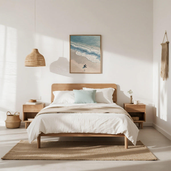 Ocean-themed Turtle Print showing a turtle heading to the sea.