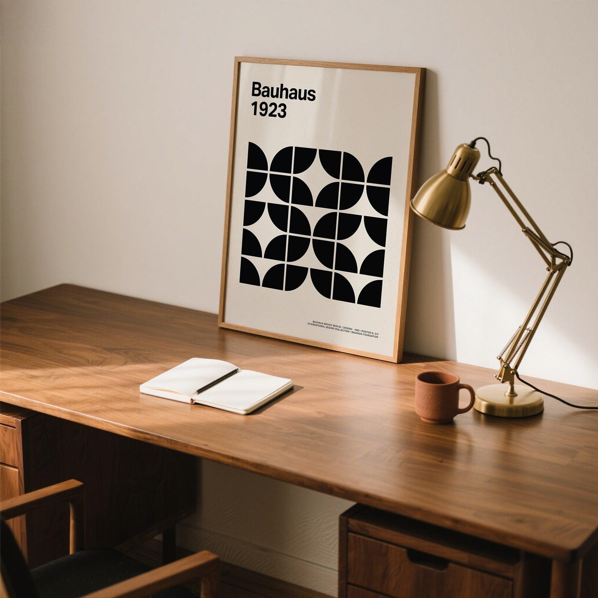 Modern wall print labeled Pictures for Home Office with striking contrast.