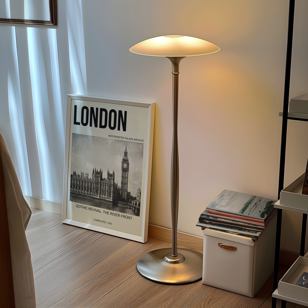 Archive-inspired London wall art print with Gothic Revival river front text