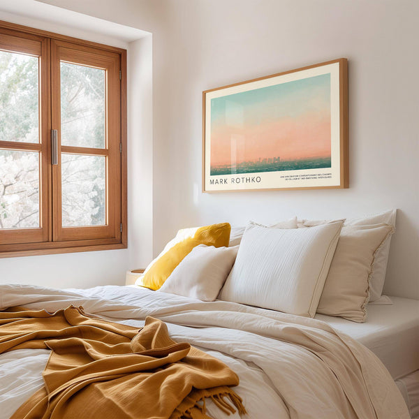 Stylish skyline wall pictures featuring a layered cityscape