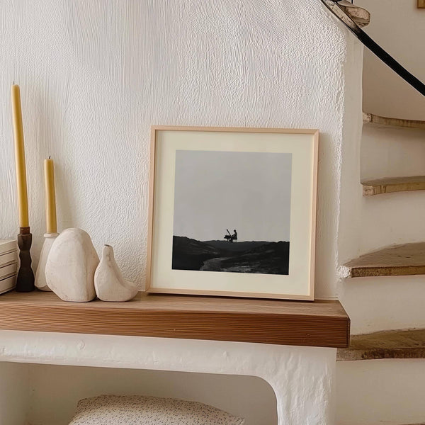 Thoughtful mood in fantasy-inspired piano abstract art decor