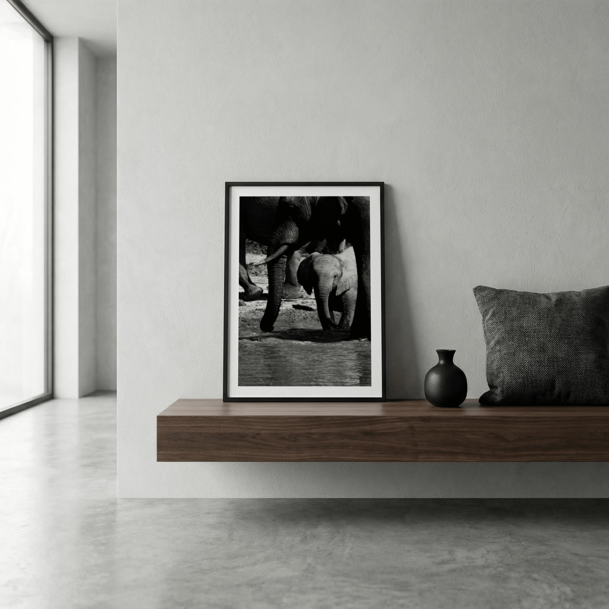 Freyheit Set Di 4 Poster In Bianco E Nero – Famiglia, A3 (30x42 Cm) – Stampa Su Carta 300g, Senza Cornice