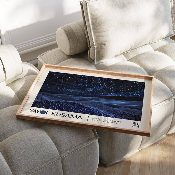 contemporary night sky wall art with abstract celestial motifs