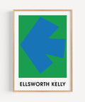 Blue Green Arrow Ellsworth Kelly modern abstract artwork
