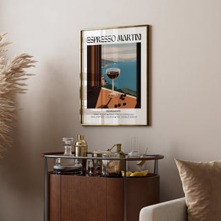 unique Espresso Martini Poster with stylish aesthetics