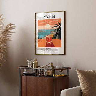 unique Vintage Bar Artwork featuring bold abstract details
