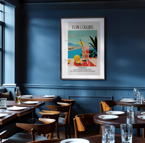 Premium-quality cocktail print ideal for artwork bar collection