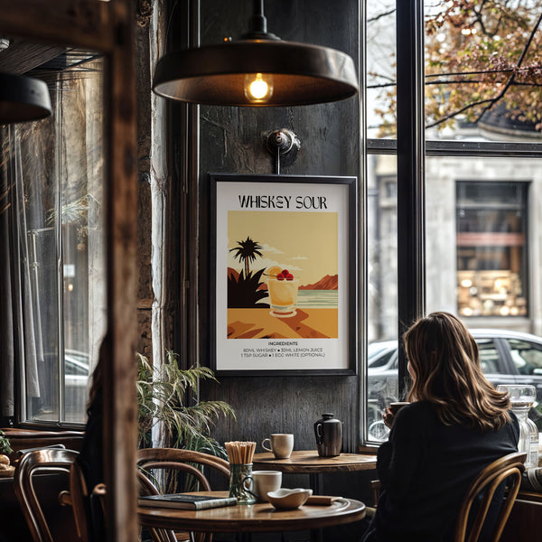 framed home bar art for sophisticated interiors