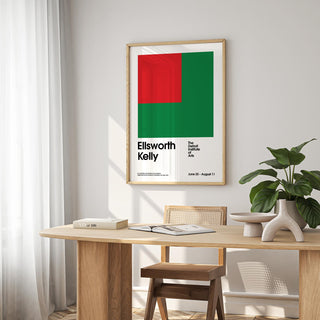 Decorative office poster adding colour to creative workspaces