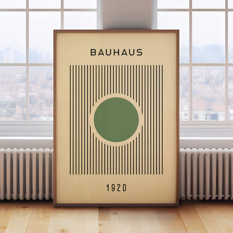 1920 Bauhaus Stripes & Circle