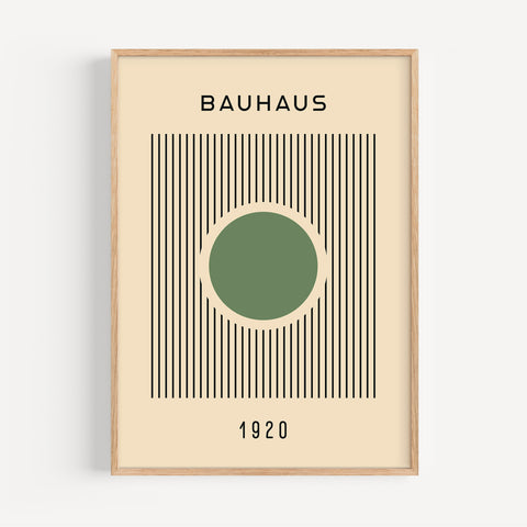 1920 Bauhaus Stripes & Circle