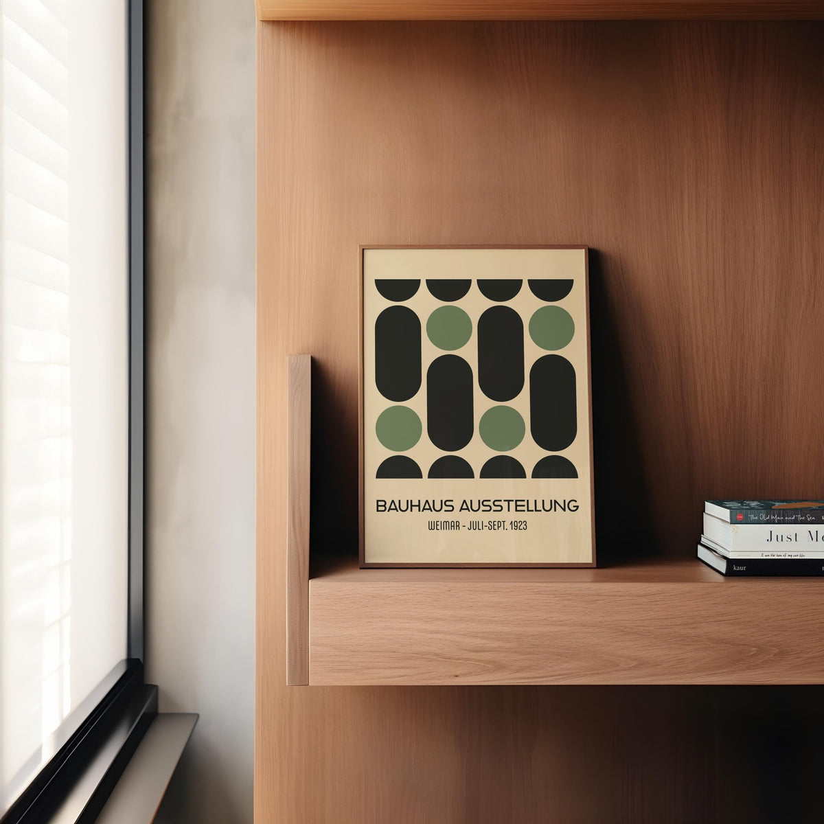 Contemporary wall art for office featuring dynamic geometry
