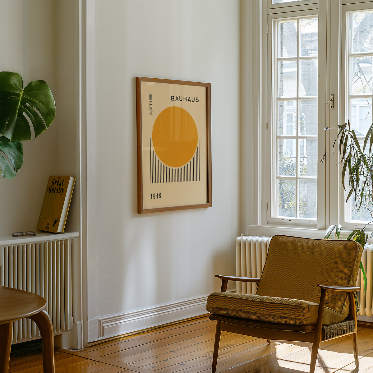 Statement Bauhaus art prints with balanced composition
