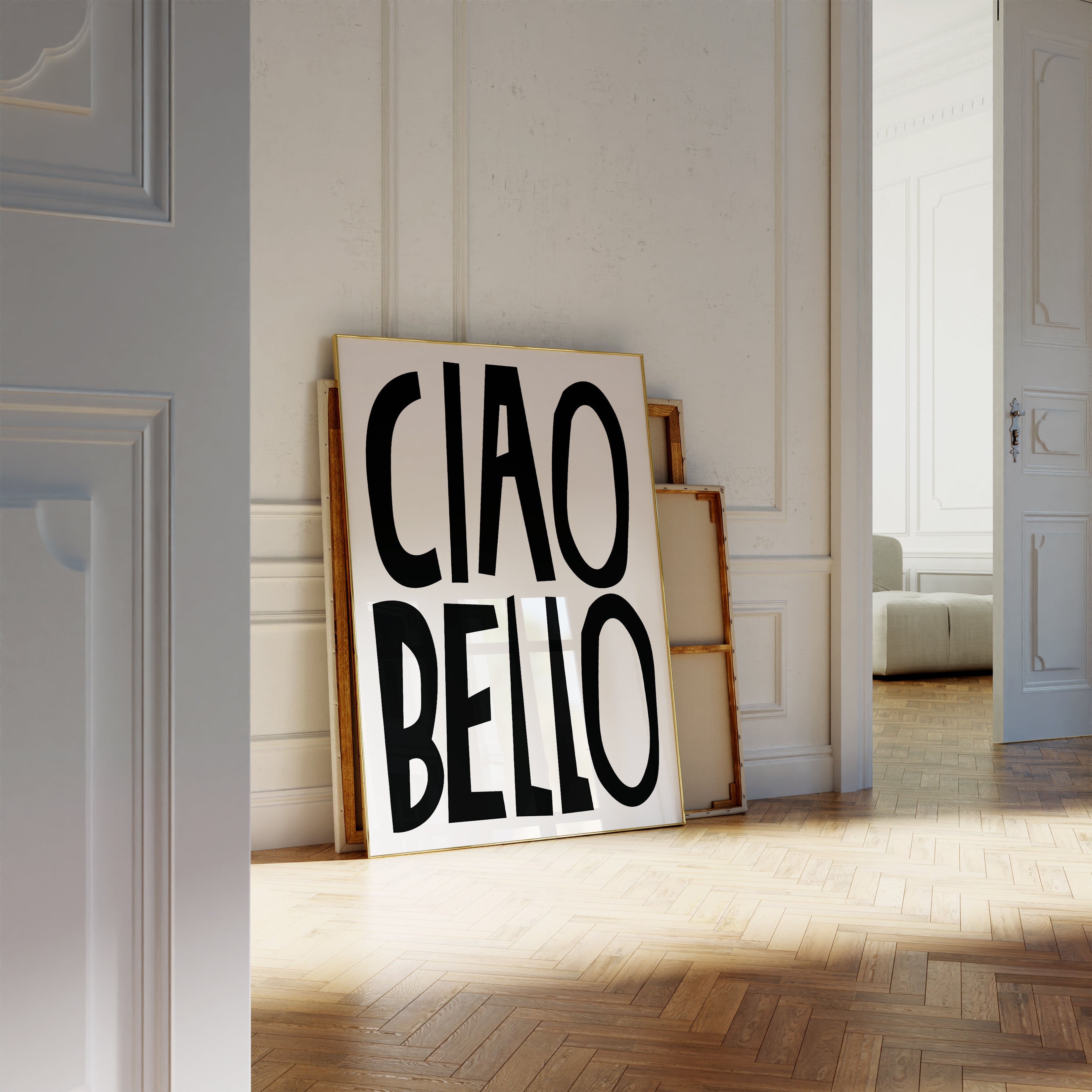 Ciao Bello Typography Print