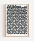 Yayoi Kusama-inspired hypnotic art print