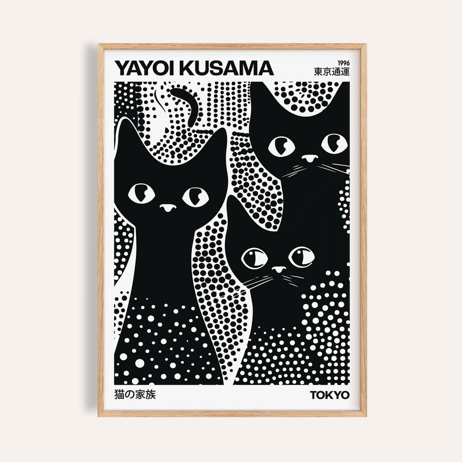 Black Cats Poster modern wall art