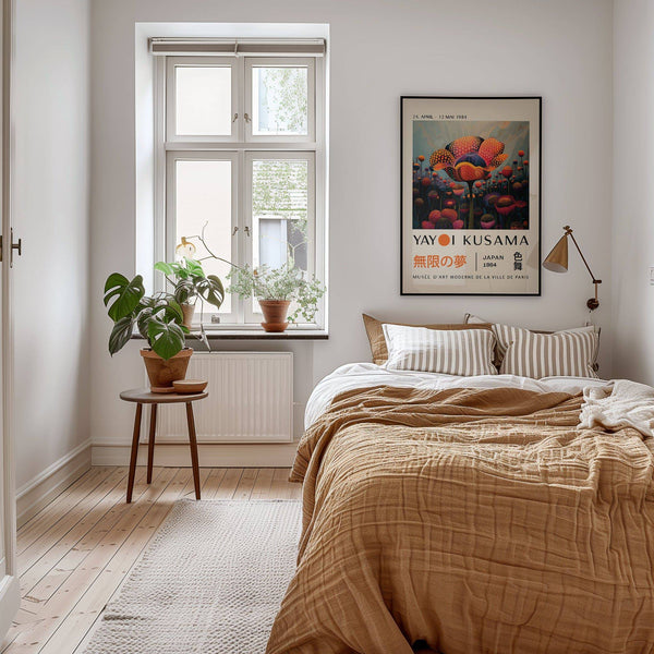 Colourful flower prints ideal for living rooms, bedrooms, and offices