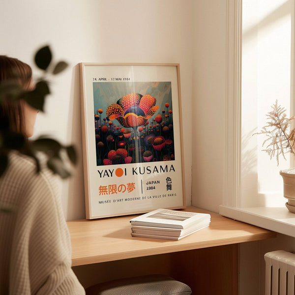 Colourful flower prints designed for modern and eclectic interiors