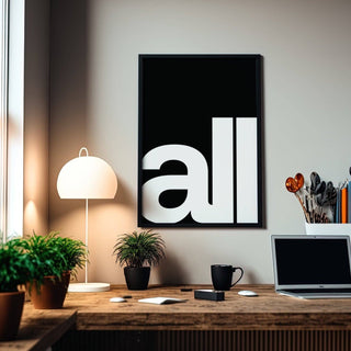 Elegant Typography Art Prints for stylish interiors