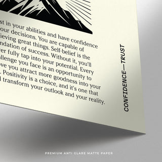 Believe in yourself poster in premium matter paper
