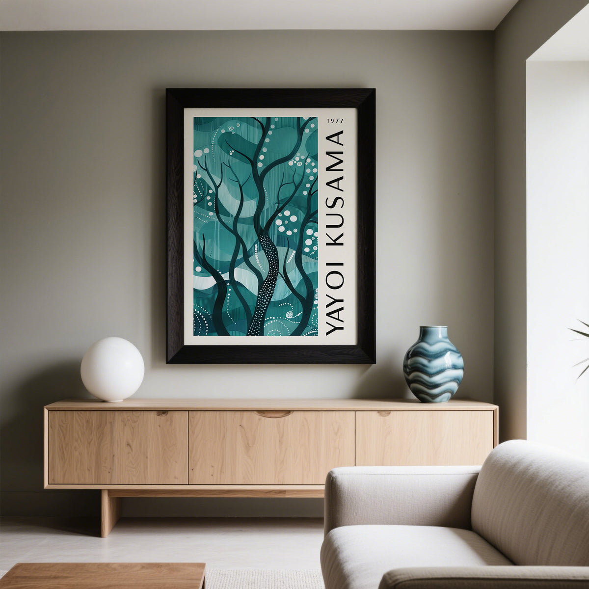 Green Nature Poster for living room wall art