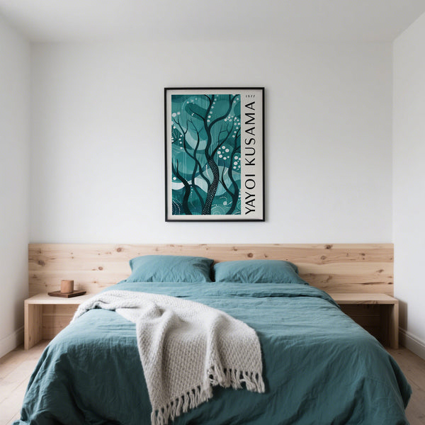 Minimalist Green Nature Poster for contemporary interiors