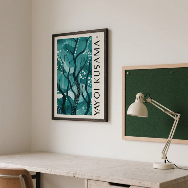 Green Nature Poster for above desk area