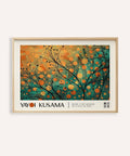 Autumn wall art featuring golden dots and delicate branches