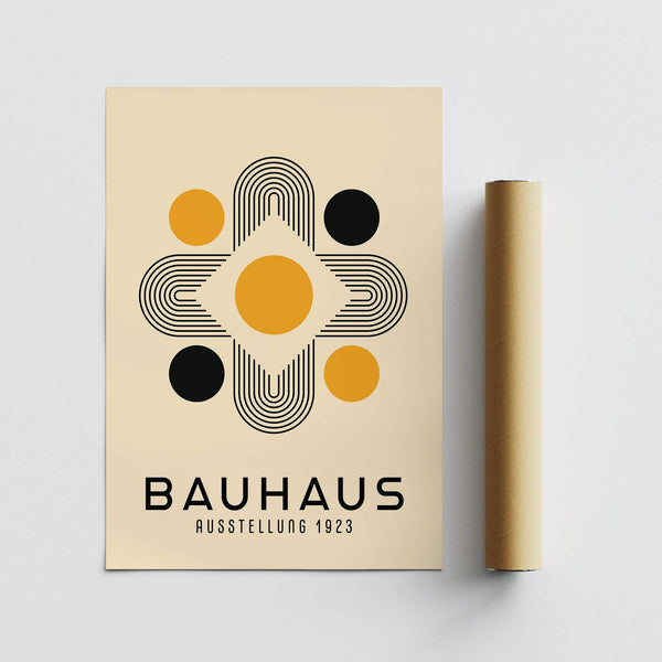 Large geometric abstract wall art print perfect for creative spaces