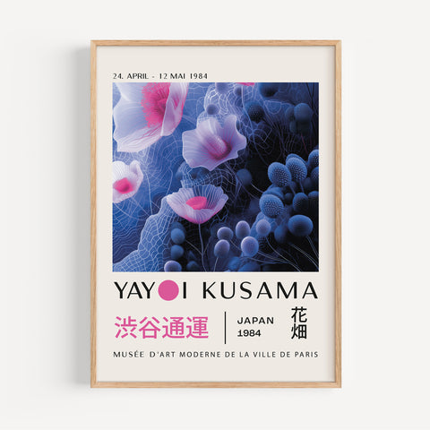 Yayoi Kusama Musee D'art Moderne Poster