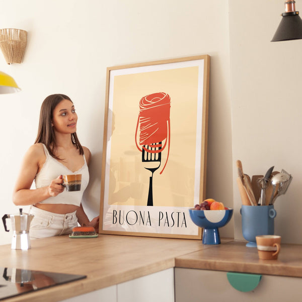 Pasta wall art ideal for food lovers and home chefs