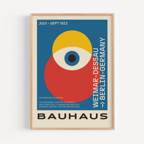 Extra Large Bauhaus Poster Art