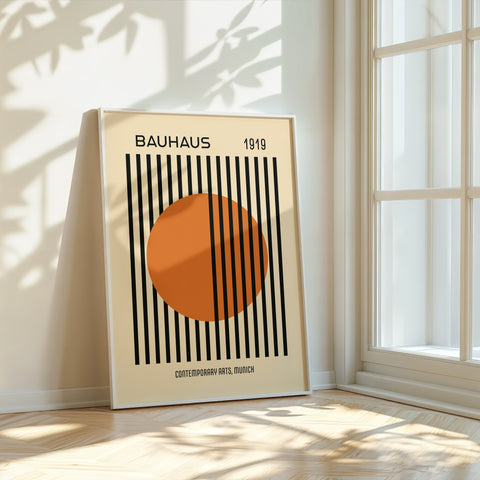 orange-black-bauhaus-poster-striped-sun-front-view