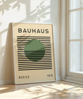 green-black-bauhaus-poster-green-sphere-front-view