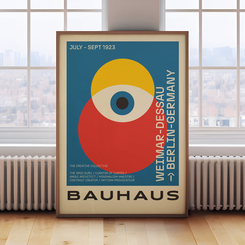 Extra Large Bauhaus Poster Art