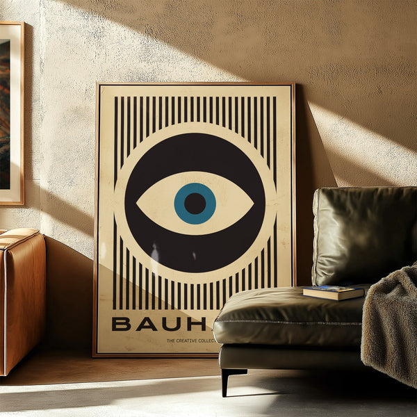 High-quality art modern prints with structured geometric form