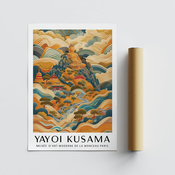 Poster of Large Big Buddha Wall Art