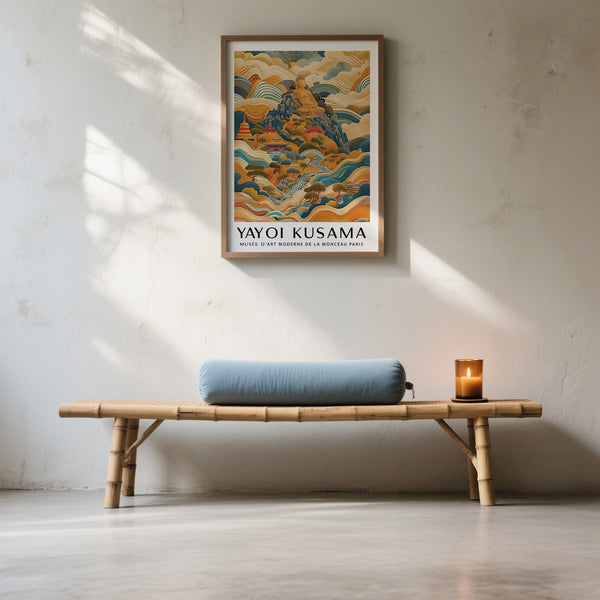 Large Buddha wall art perfect for meditation and serene spaces