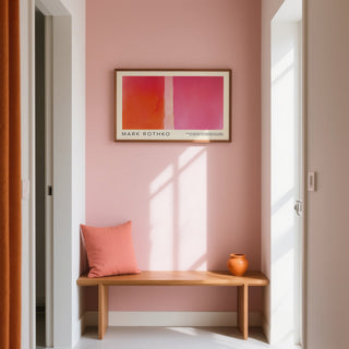 Color block wall decor inspired by Rothko’s style