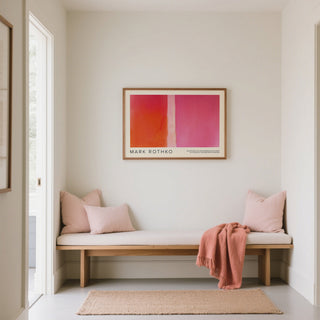 Vibrant color block wall decor for modern decor lovers