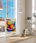 Espresso coffee poster for trendy kitchen design
