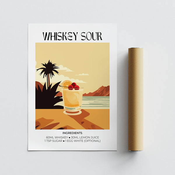 high-quality home bar art inspired by mixology culture
